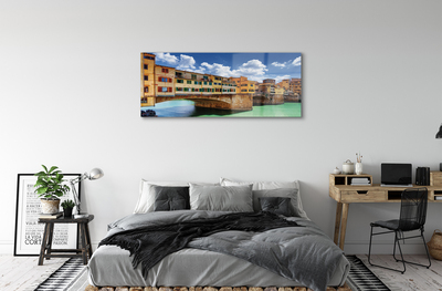 Acrylglasbilder Gebäude italien fluss-brücken