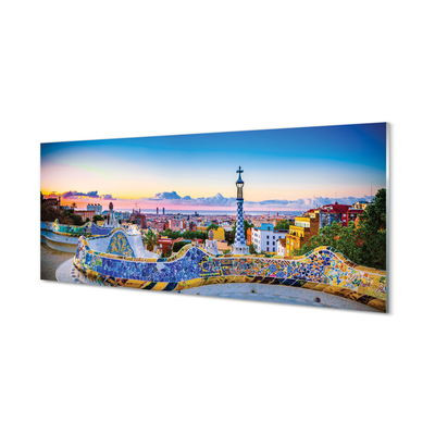 Acrylglasbilder Spanien panorama der stadt