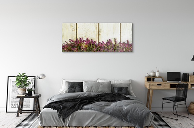 Acrylglasbilder Platten lila blüten