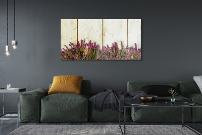Acrylglasbilder Platten lila blüten