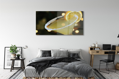 Acrylglasbilder Zitrone cocktail