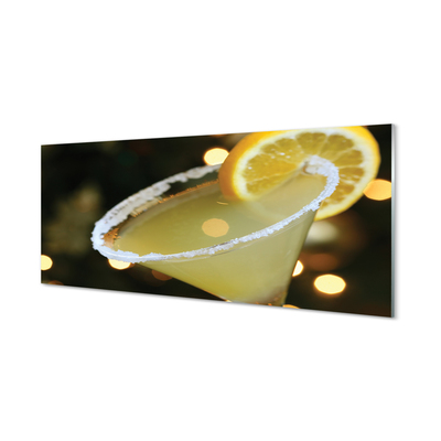 Acrylglasbilder Zitrone cocktail