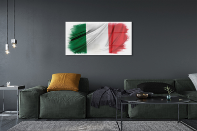 Acrylglasbilder Flagge von italien
