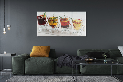 Acrylglasbilder Früchtetee kräuter winter-