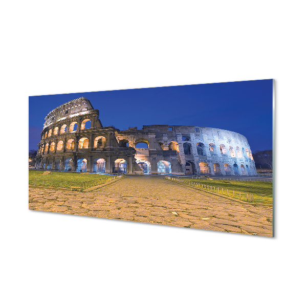 Acrylglasbilder Sunset rom colosseum
