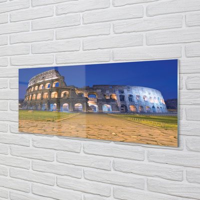 Acrylglasbilder Sunset rom colosseum