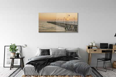 Acrylglasbilder Pier danzig sea