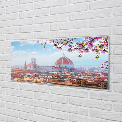 Acrylglasbilder Italien kathedrale panorama nacht