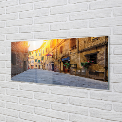 Acrylglasbilder Italien gebäude straße