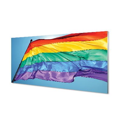 Acrylglasbilder Bunte flagge