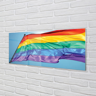 Acrylglasbilder Bunte flagge