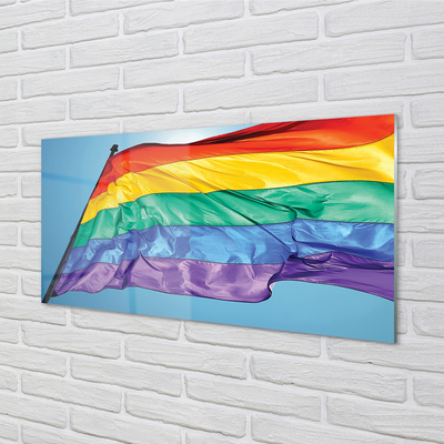 Acrylglasbilder Bunte flagge