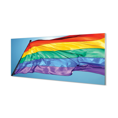 Acrylglasbilder Bunte flagge