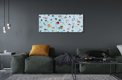 Acrylglasbilder Süßigkeiten dekorationen flitter