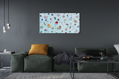 Acrylglasbilder Süßigkeiten dekorationen flitter