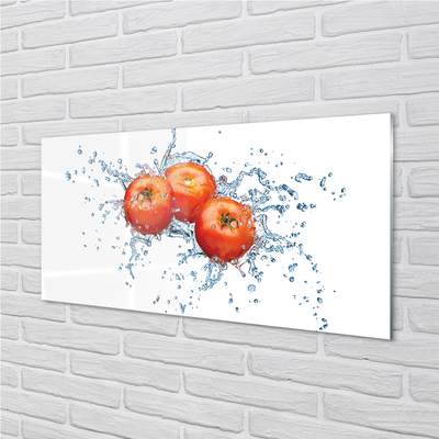 Acrylglasbilder Tomaten wasser