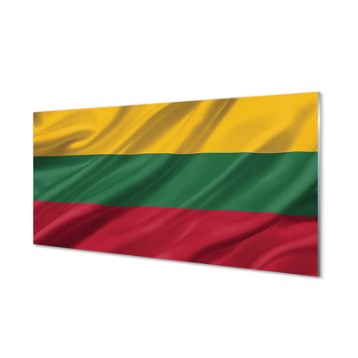 Acrylglasbilder Flagge von litauen