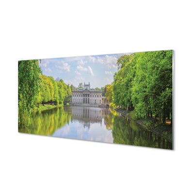 Acrylglasbilder Warschau palast von lake forest