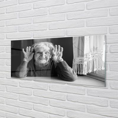 Acrylglasbilder Ältere frau
