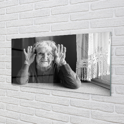 Acrylglasbilder Ältere frau