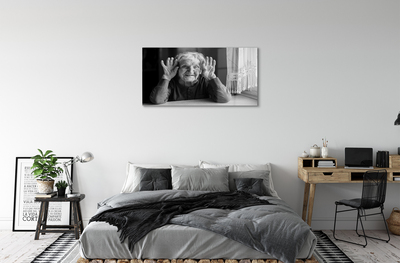 Acrylglasbilder Ältere frau