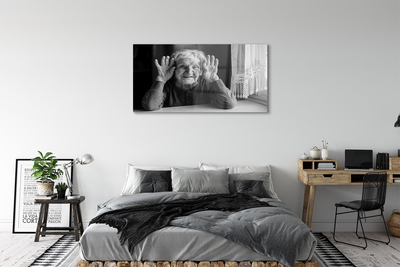 Acrylglasbilder Ältere frau