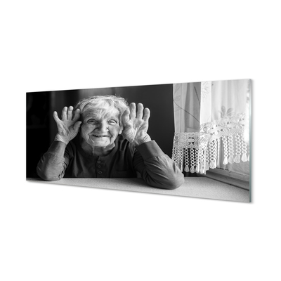 Acrylglasbilder Ältere frau