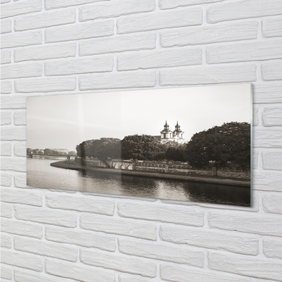 Acrylglasbilder River bridge krakow