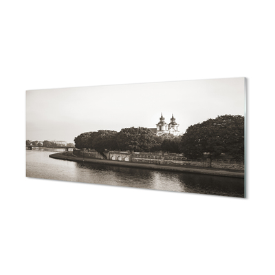 Acrylglasbilder River bridge krakow