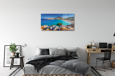 Acrylglasbilder Panorama der strand küste von griechenland
