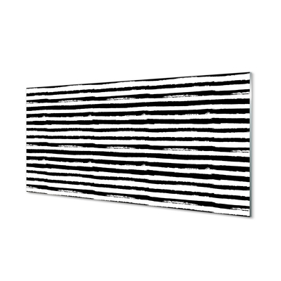 Acrylglasbilder Unregelmäßige streifen eines zebra