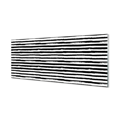 Acrylglasbilder Unregelmäßige streifen eines zebra