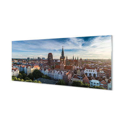 Acrylglasbilder Kirche danzig panorama