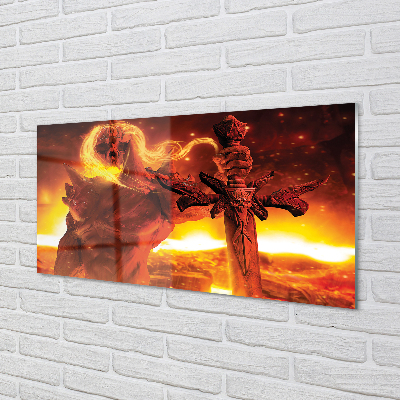 Acrylglasbilder Terrible schwertförmige