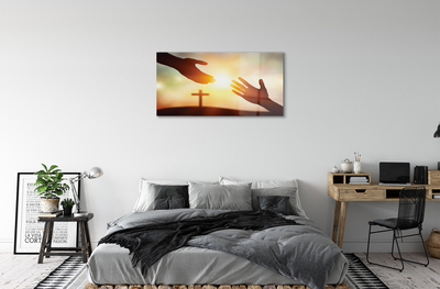 Acrylglasbilder Hände verschränkt