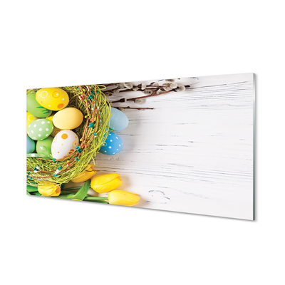 Acrylglasbilder Basis tulpen eier