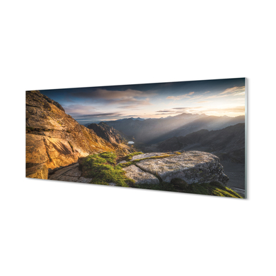 Acrylglasbilder Mountain sunrise