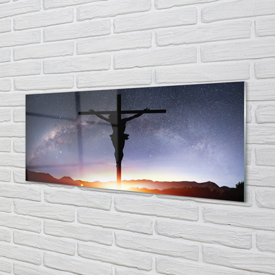 Acrylglasbilder Jesus gekreuzigt himmel