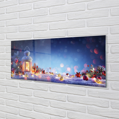 Acrylglasbilder Die laternen von schneebälle