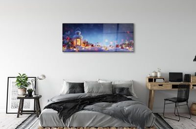 Acrylglasbilder Die laternen von schneebälle