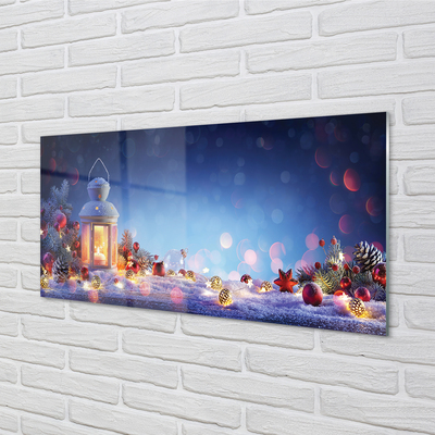 Acrylglasbilder Die laternen von schneebälle