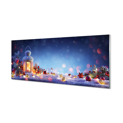 Acrylglasbilder Die laternen von schneebälle