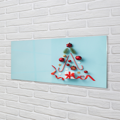 Acrylglasbilder Geschenk kugeln süßigkeiten dekorationen