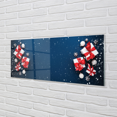 Acrylglasbilder Die geschenke schnee