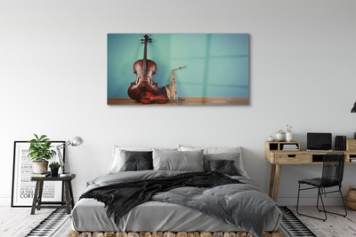 Acrylglasbilder Geige trompete