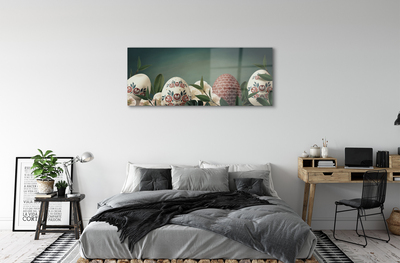 Acrylglasbilder Blätter ei blumen