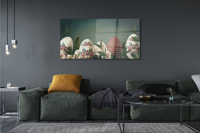 Acrylglasbilder Blätter ei blumen