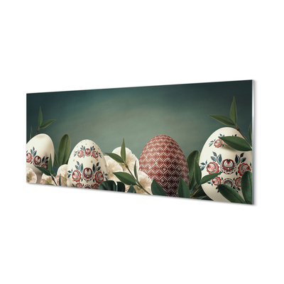 Acrylglasbilder Blätter ei blumen