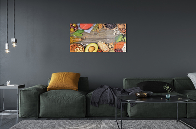 Acrylglasbilder Brokkoli bohnen anwalt nüsse