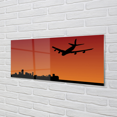 Acrylglasbilder Flugzeug himmel